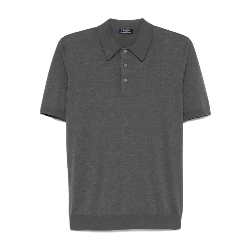 Barba - Tops > Polo Shirts - Gray - Barba - Modalova