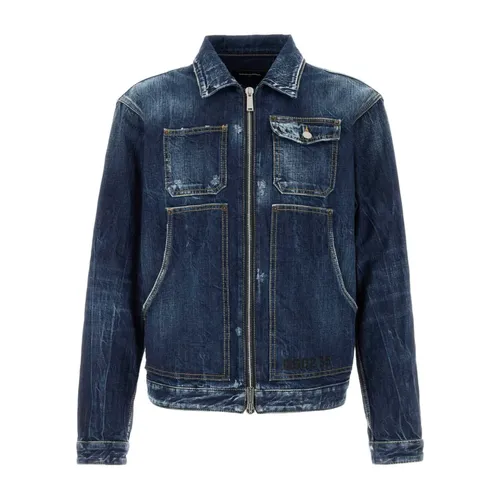 Jackets > Denim Jackets - - Dsquared2 - Modalova