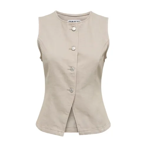 Only - Jackets > Vests - Beige - Only - Modalova