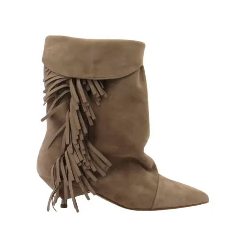 Shoes > Boots > Heeled Boots - - Gisel Moire - Modalova