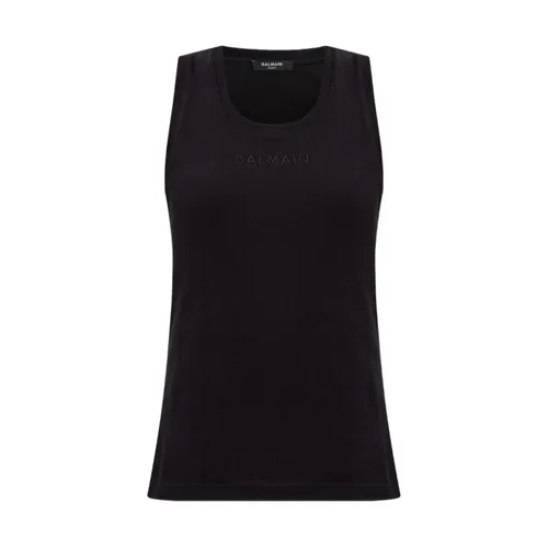 Tops > Sleeveless Tops - - Balmain - Modalova