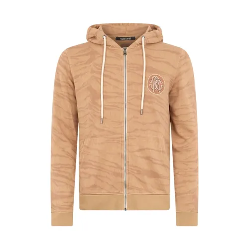 Sweatshirts & Hoodies > Zip-throughs - - Roberto Cavalli - Modalova