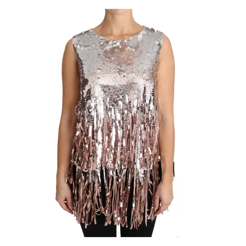 Tops > Sleeveless Tops - - Dolce & Gabbana - Modalova