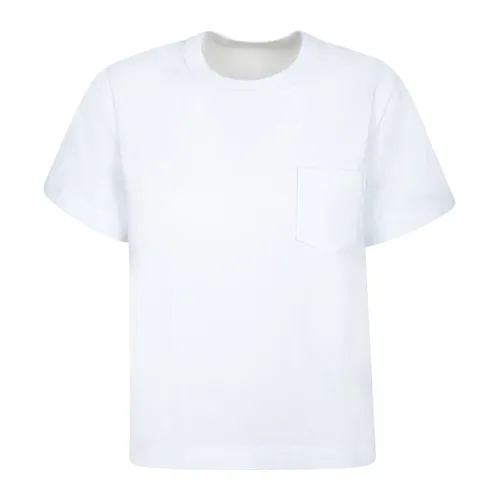 Sacai - Tops > T-Shirts - White - Sacai - Modalova
