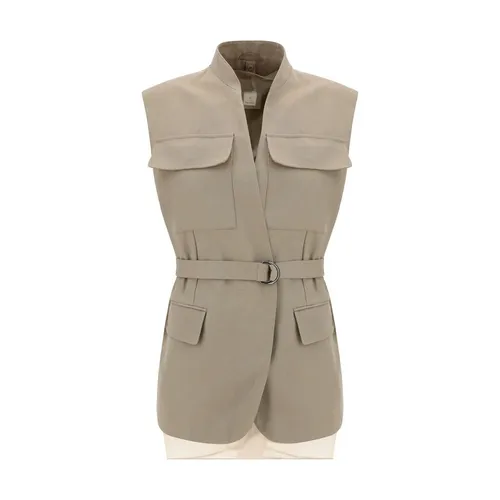 Jackets > Vests - - Brunello Cucinelli - Modalova