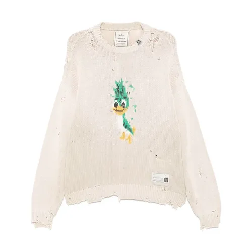 Knitwear > Round-neck Knitwear - - Mihara Yasuhiro - Modalova