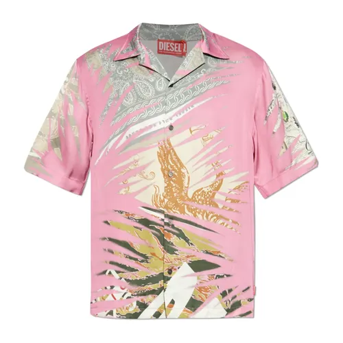 Shirts > Short Sleeve Shirts - - Diesel - Modalova