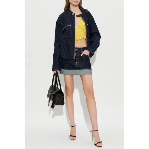 Jackets > Denim Jackets - - Dsquared2 - Modalova
