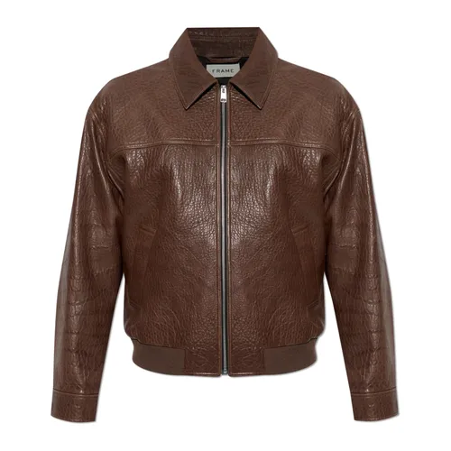 Jackets > Leather Jackets - - Frame - Modalova