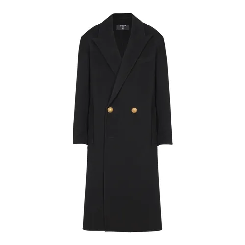 Coats > Double-Breasted Coats - - Balmain - Modalova