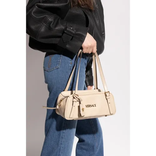 Versace - Bags > Handbags - Beige - Versace - Modalova