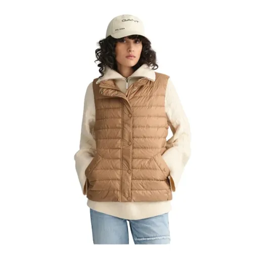 Gant - Jackets > Vests - Beige - Gant - Modalova