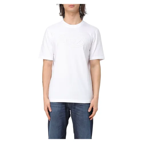 Diesel - Tops > T-Shirts - White - Diesel - Modalova