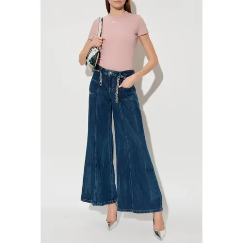 Jeans > Wide Jeans - - Diesel - Modalova