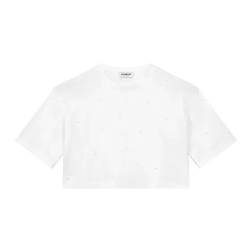 Dondup - Tops > T-Shirts - White - Dondup - Modalova