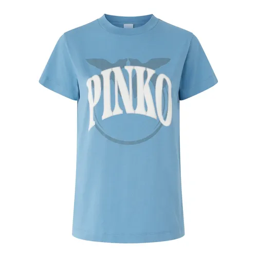 Pinko - Tops > T-Shirts - Blue - Pinko - Modalova