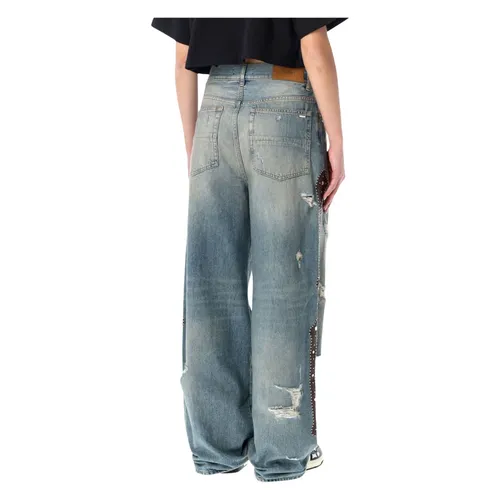 Amiri - Jeans > Wide Jeans - Blue - Amiri - Modalova