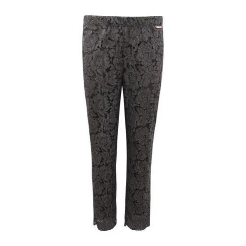 Trousers > Slim-fit Trousers - - Twinset - Modalova
