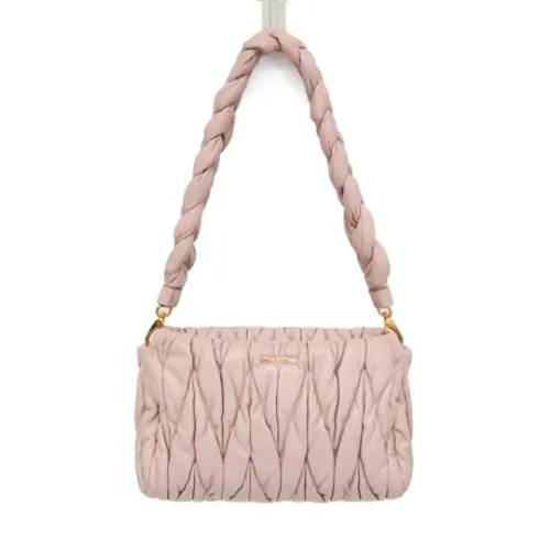 Pre-owned > Pre-owned Bags > Pre-owned Shoulder Bags - - Miu Miu Pre-owned - Modalova