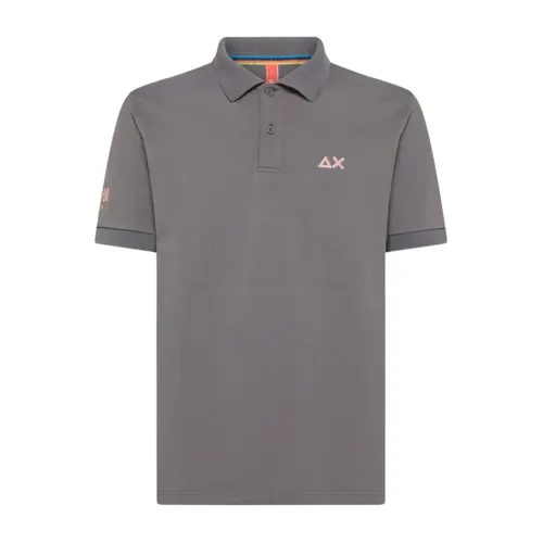 Sun68 - Tops > Polo Shirts - Gray - Sun68 - Modalova