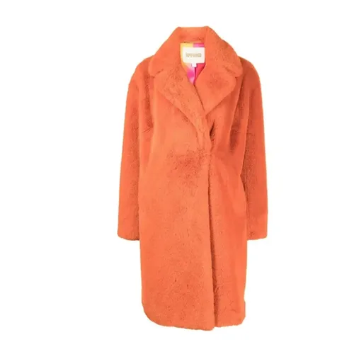 Coats > Single-Breasted Coats - - Apparis - Modalova