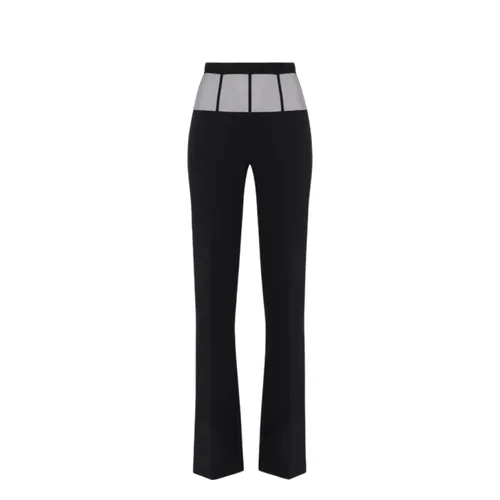 Trousers > Wide Trousers - - Elisabetta Franchi - Modalova