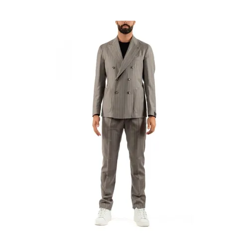 Suits > Suit Sets > Double Breasted Suits - - Tagliatore - Modalova