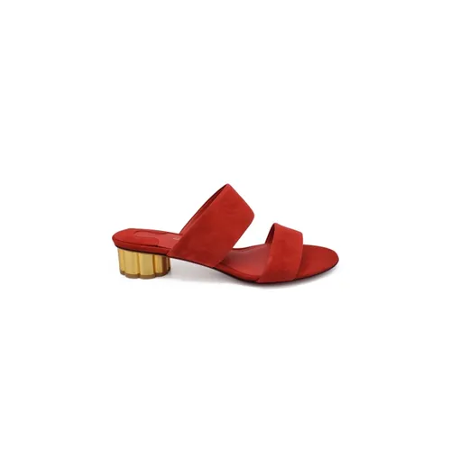 Shoes > Heels > Heeled Mules - - Ferragamo - Modalova