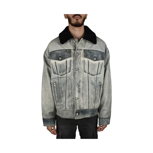 Jackets > Denim Jackets - - Balmain - Modalova