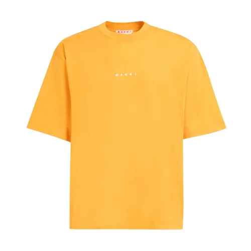 Marni - Tops > T-Shirts - Orange - Marni - Modalova