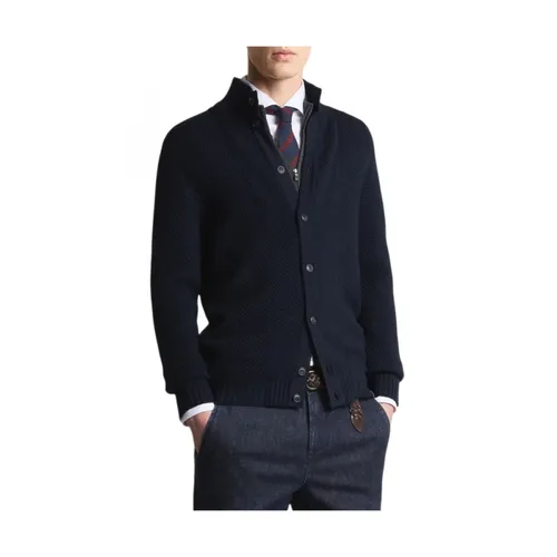 Fay - Knitwear > Cardigans - Blue - Fay - Modalova