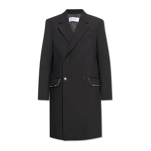 Coats > Double-Breasted Coats - - Off White - Modalova