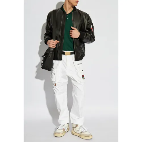 Jackets > Leather Jackets - - Dsquared2 - Modalova