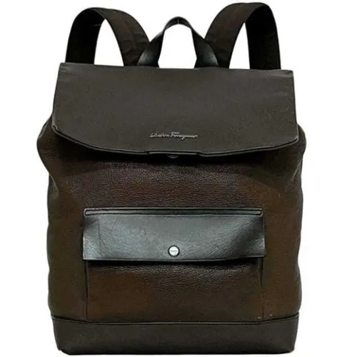 Pre-owned > Pre-owned Bags > Pre-owned Backpacks - - Salvatore Ferragamo Pre-owned - Modalova
