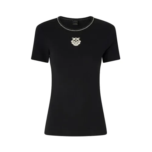 Pinko - Tops > T-Shirts - Black - Pinko - Modalova