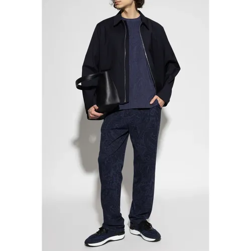 Etro - Tops > T-Shirts - Blue - Etro - Modalova
