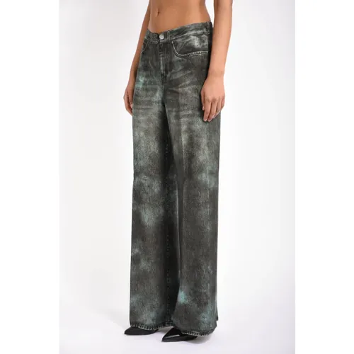 Pinko - Jeans > Wide Jeans - Gray - Pinko - Modalova