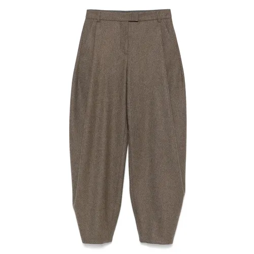 Trousers > Straight Trousers - - Giorgio Armani - Modalova