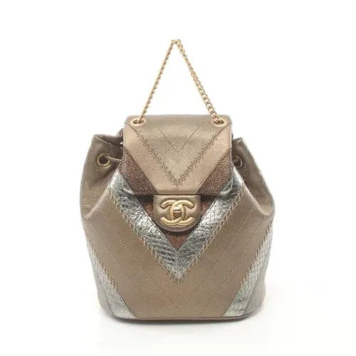 Pre-owned > Pre-owned Bags > Pre-owned Backpacks - - Chanel Vintage - Modalova