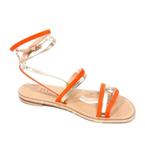 Shoes > Sandals > Flat Sandals - - Emanuela Caruso - Modalova