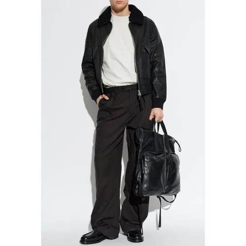 Jackets > Leather Jackets - - AllSaints - Modalova