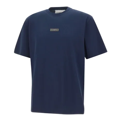 Iceberg - Tops > T-Shirts - Blue - Iceberg - Modalova