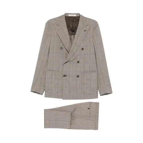 Suits > Suit Sets > Double Breasted Suits - - Tagliatore - Modalova