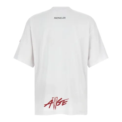 Moncler - Tops > T-Shirts - Red - Moncler - Modalova