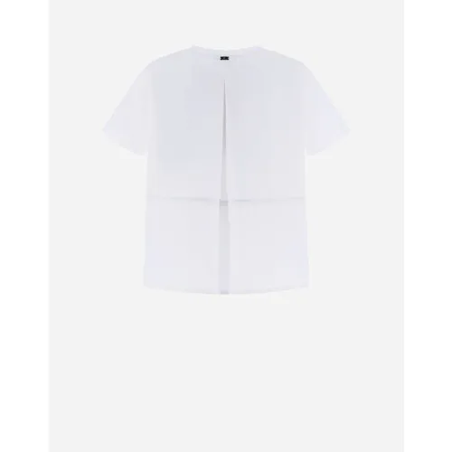 Herno - Tops > T-Shirts - White - Herno - Modalova