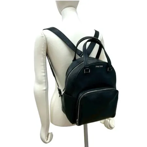 Pre-owned > Pre-owned Bags > Pre-owned Backpacks - - Miu Miu Pre-owned - Modalova