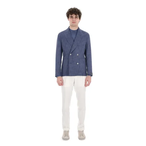 Barba - Jackets > Blazers - Blue - Barba - Modalova