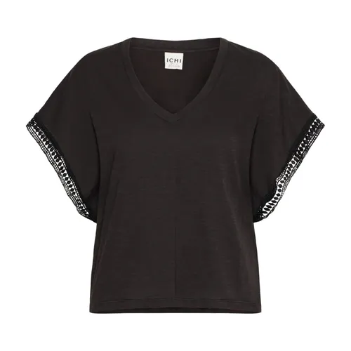 Ichi - Tops > T-Shirts - Black - Ichi - Modalova