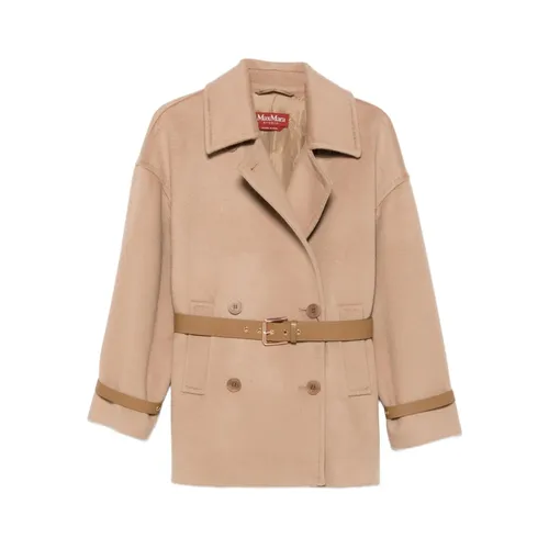 Coats > Belted Coats - - Max Mara Studio - Modalova