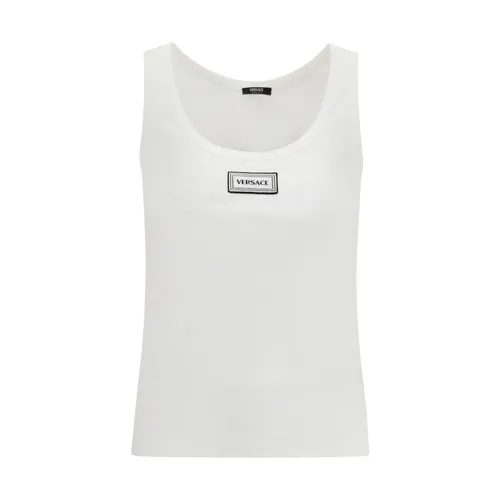Tops > Sleeveless Tops - - Versace - Modalova
